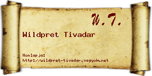 Wildpret Tivadar névjegykártya